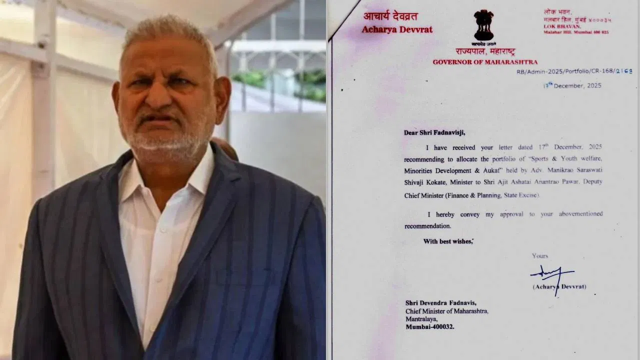 अखेर संभ्रम दूर, माणिकराव कोकाटेंचा राजीनामा, थेट राज्यपालांकडे… मोठी नवी अपडेट.